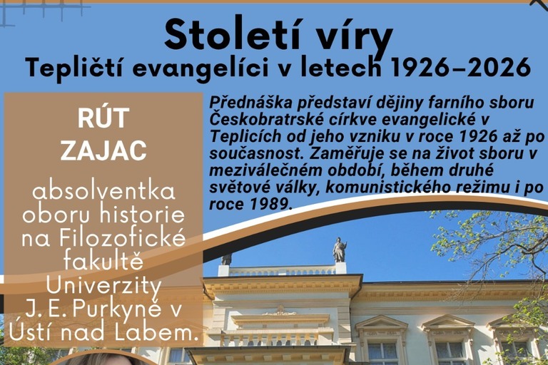 Století víry: Tepličtí evangelíci v letech 1926–2026